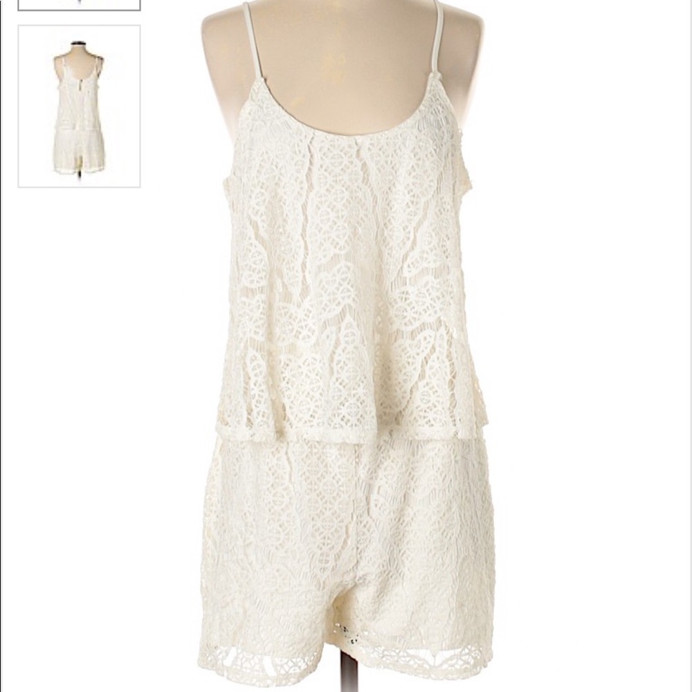 💕Lace romper XL